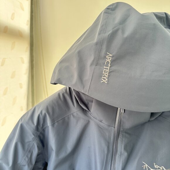 Men's Goose Down Arcteryx Logo Waterproof Warm Hooded Ski Puffer Jacket - Picture 9 of 15